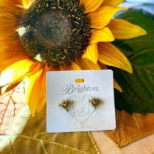 ❤️ Brighton two tone mini post heart earrings